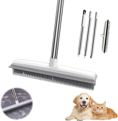 Brynza ProSweep Pet Hair Rubber Broom brush